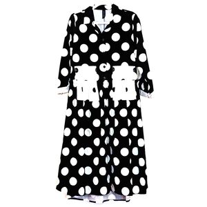 Kedem Sasson Amma Dress – Model 10000 – Black & White Polka Dots – Size 1